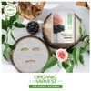 Organic Harvest Brightening Face Sheet Mask, 100% American Certified Organic, Sulphate & Paraben Free - 20gm