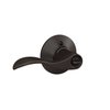 Schlage F51A ACC 716 Accent Door Lever, Keyed Entry Lock, Aged Bronze
