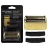 Bedaily Replacement Shaver Foil Double Foil Head with 2X Cutters for BaByliss PRO FXRF2G - Gold