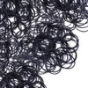 AMUU Rubber Bands 300pcs Black Small Rubber Bands for Office School Home size16 Elastic Band