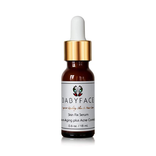 BABYFACE Clear Skin Potent & Fast Working SkinFix Serum 2.5% Retinol + 20% Vitamin C + Niacinamide, Salicylic Acid, for Teen and Adult Acne, 0.6 oz.
