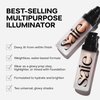 Saie Mini Glowy Super Gel Lightweight Illuminator - Luminizer + Makeup Primer for Glowing Skin - Enriched with Vitamin C + Hydrating Squalane Oil - Travel Size Holiday Gifts - Starglow (0.5 oz)