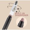 Cocoa Brown Eyeshadow Stick, Blendable Creamy Eyeshadow Eye Brightener Stick, Waterproof Eyeshadow Pencil Long Lasting Crayon, Smooth Shimmer Eye Shadow Highlighter Eye Liner Makeup.#10 Cocoa Brown