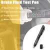 Brake Fluid Liquid Tester Pen, Brake Fluid Tester with 5 LED Indicators, Brake Fluid Liquid Testing Pen for DOT 3 DOT 4 DOT 5.1 Vehicle, Auto Tester Tool, Diagnostic Testing Tool