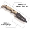 WEYLAND EDC Fixed Blade Tactical Neck Knife With Sheath - Small Fixed Blade Utility Knife, Boy Scout Carry knife for Everyday Carry and Hiking