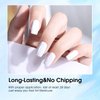 VENALISA Gel Nail Polish, 12ml Pure White Color Soak Off UV LED Nail Gel Polish Nail Art Starter Manicure Salon DIY at Home, 0.43 OZ