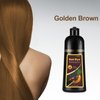 Bolden Brown Hair Dye, Hair Dye shampoo, Instant Hair Color Shampoo for Men and Women, 3 in 1 Hair Dye Shampoo 16.9 Floz, Safe and Natural Shampoo Para Canas (Bolden Brown)