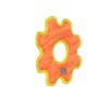 DURA FORCE -Durable Woven Fiber-Medium Gear Ring Blue - Squeakers - Multiple Layers. Made Durable, Strong & Tough. Interactive Play Dog Toy(Tug, Toss & Fetch).Machine Washable & Floats (Medium Orange)