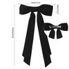 2Pack Satin Hair Bow Clips, Ribbon Hair Clips for Women & Girls, Cute Hair Clips Bows