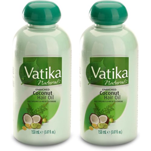 Dabur Vatika Enriched Coconut Hair Oil 150ml (Pack of 2)