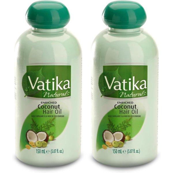 Dabur Vatika Enriched Coconut Hair Oil 150ml (Pack of 2)