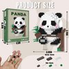 MJDDJA Mini Building Blocks- Hanging Panda, Party Favors- Micro Blocks Panda Toy for Kids 6 7 8 9 10+, Mini Blocks Building Sets for Adults, Easter/Birthday for Boys and Girls(463PCS)