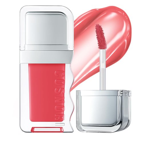 COSNORI Flow Wave Lip Tint - Vegan Glassy Lip Gloss, Lightweight & Long-lasting, Plant-derived Oil Moisturizer, K-Beauty (06 DEAR)