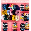 SUNEBOIZ Zipper Scrunchies, Pocket Scrunchie, SECRET & HIDDEN, Velvet Hair Ties Bracelet, Compatible with Apple AirPods 3&2&1, Key Money Chapstick Storage Bag, Elastics Hair Band (Simple Black)
