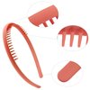 Duufin 12 Pieces Hair Headbands with Teeth - Non-Slip Plastic Comb Headbands for Girls and Women in 12 Colors