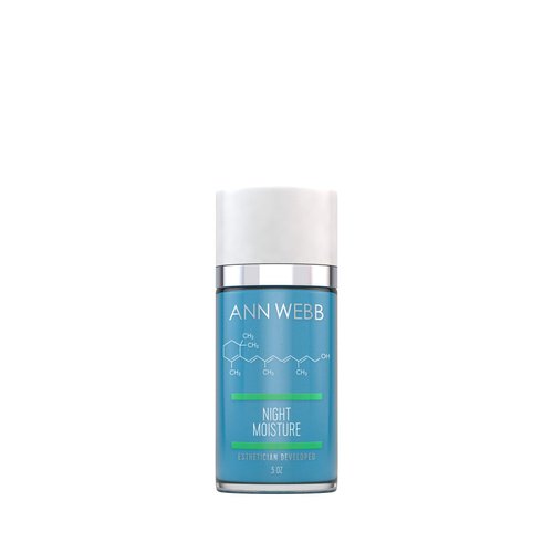 Ann Webb Night Moisture Lotion - All Natural Thick Night Moisturizer for Face w/Retinol - Intense Soothing Night Cream for Firming, Anti-Aging & Wrinkle Cream - Lotion for All Skin Types .5oz