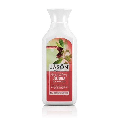 Jason Pure Natural Shampoo Long and Strong Jojoba - 16 fl oz, Set of 2
