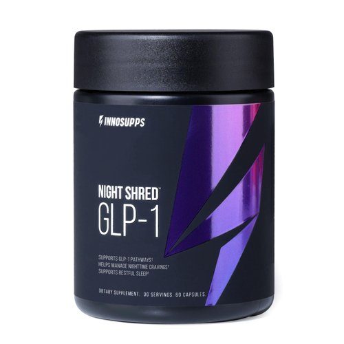 InnoSupps Night Shred™ GLP-1 | Nighttime Metabolic + Sleep Support* | Akkermansia + Ashwagandha | 60 Capsules. 30 Servings.