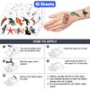 Generic Ocean Sea Animal Temporary Tattoos Sticker for Kids Birthday Party Supplies Decorations Party Favors Tattoo Realistic Under The Sea Themed Cute Kids Boy Gifts Ideal School Prizes Rewards
