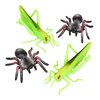 Toy Bug Action Figure Playset - 30pcs with 15 Unique Giant Insects - Grasshoppers, Tarantulas, Spiders & More- 2-4" Realistic Fake Bugs, Great for Pranks, Stocking Stuffers, & Xmas Gifts for Kids