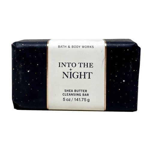 Bath & Body Works Into The Night 2 Pack Shea Butter Cleansing Bar Set with a Natural Oats Sample Soap