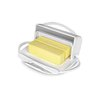 Butterie Flip-Top Butter Dish with Matching Spreader (White)