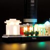 BRIKSMAX Led Lighting Kit for Architecture Paris Skyline Collection - Compatible with Lego 21044 Building Blocks Model- Not Include The Lego Set