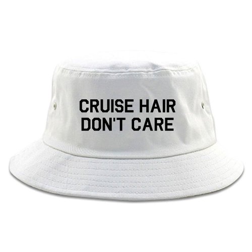 Kings Of NY Cruise Hair Dont Care Bucket Hat White