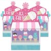 Big Dot of Happiness Scoop Up The Fun - Ice Cream - Treat Box Party Favors - Sprinkles Party Goodie Gable Boxes - Set of 12