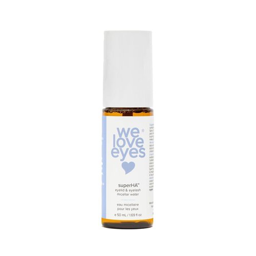 We Love Eyes - superHA Eyelid & Eyelash Micellar Water - Remove eye makeup with lush, supportive micelles in a sodium hyaluronic base, oil free