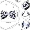 6 Pcs Football Hair Bow Ties Soccer Hair Ties Elastic Cheer Bows Soccer Elastic Hair Bands Sport Ponytail Holders Sports Themed Hair Accessories