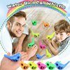 50 Pcs Plastic Bird Water Whistle Colorful Bird Water Whistle Bulk Novelty Water Warblers Whistle for Kids Adults Water Bath Party Games Favors Birthday Gift Fun Musical Instrument Toy, 5 Colors