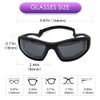 TERAISE Motorcycle Riding Glasses Safety Ski Goggles Adjustable Sunglasses