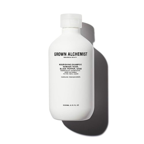 Grown Alchemist Nourishing - Shampoo 0.6: Damask Rose, Black Pepper, Sage, 200ml
