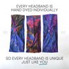 Multiuse Headband Hair Wrap for Women & Men, Casual Headwear & Wide Gym Wrap Headband Tie-Dye BB