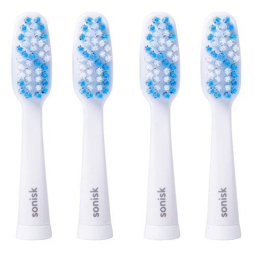 Sonisk Pulse | Electric Toothbrush Heads | 4X Replacement Heads Pulse | 31,000 Strokes Per Minute