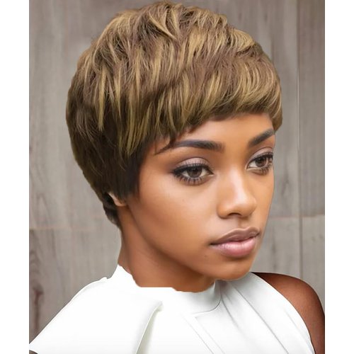Nicelatus Short pixie cut Hair Wig Synthetic Wigs for Black Women Short Pixie Wigs for Women (nicelatus-x9622)