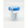 Sterile Specimen Cups with Lids: 4oz Transparent Urine Collection Cup with Leak-Resistant Screw-On Lids - 3-inch Sample Jars - Designed for Secure Collection of Pee, Stool, and Semen Samples - 5 Pack