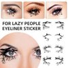 Eye Shadow Temporary Eye Tattoo Stickers Women Halloween Party Eye Makeup Stickers Face Waterproof Fake Eyeshadow Eyeliner Tool 16pc 8 Pairs set
