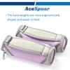 AceSpear Hand Weights for Women Men 1lb 2lbs 3lbs 4lbs Soft Dumbbells of 2, Detachable Walking Weight for Aerobics, Jogging, Running (1 lb x 2, Purple)