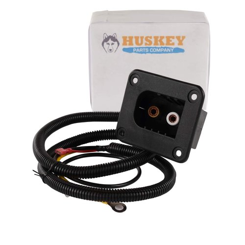 Powerwise Charger Receptacle w/Wiring Harness Fits EZGO 36V Medalist TXT Electric Golf Carts