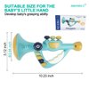 IIROMECI Musical Toys for Kids, Little Trumpet Toy for Toddlers, Baby Educational Toys, Infants Music Toys for Girls Boys Ages 1 2 3 Years Old (Blue)