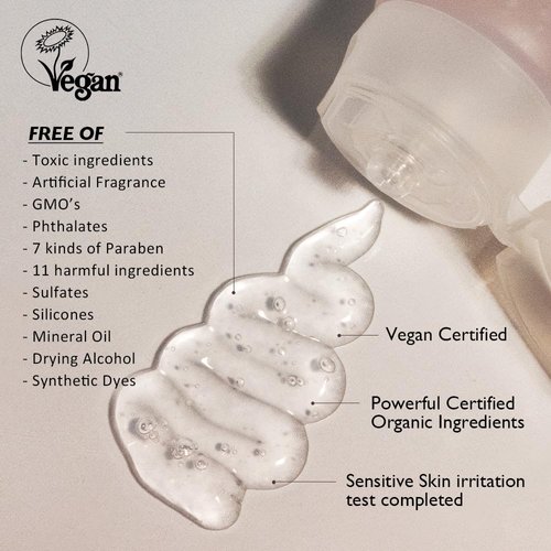 HARUHARU Wonder Black Rice Triple AHA Gentle Cleansing Gel 3.38 fl oz, Hydrating Cleansing gel, Gentle exfoliating, Vegan, Travel essentials