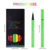 Liquid Colored Eyeliner Set,6pcs Matte Waterline Eye Liner Pencils Makeup Face Paint,Eye Liner Waterproof Smudgeproof,Long Lasting Highly Pigmented UV Eyeliner Pen Eye Makeup For Women Halloween Party