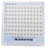 Bottom Lash Clusters DIY Eyelash Extensions - DAODER 96pcs Wide Stem Lower Lashes Natural Look Clear Band Lashes for Bottom Eyelashes 7mm (Bottom Lashes Kitten)