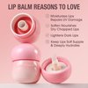 LANGMANNI Pudding Glow Lip Balm | Velvet-Smooth Lip Gloss for Nourished, Glowing Lips | Hydrating, Non-Sticky Glossy Tinted Lip Balm Makeup 0.28 Oz (#4, 1)