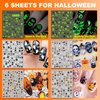 IDDFEVE 30 Sheets 8 Holiday Nail Art Stickers, Variety Pack All Season Nail Decals for All Year, Self-Adhesive Pegatinas Uñas 4th of July Halloween Fall Christmas Valentine St. Patrick's
