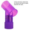 MAVIS LAVEN 360° Roatable Spin-in-curl Hair Dryer Diffuser Curly Tornado Hair Curler Blow Dryer Wind revolveHair Curl Diffuser(purpke)