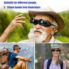 Professional Hands-Free Binocular Glasses for Fishing, Bird Watching, Sports, Concerts, Theater, Opera, TV, Sight Seeing, Hands-Free Opera Glasses for Adults Kids (Green Film Optics)-Upgraded