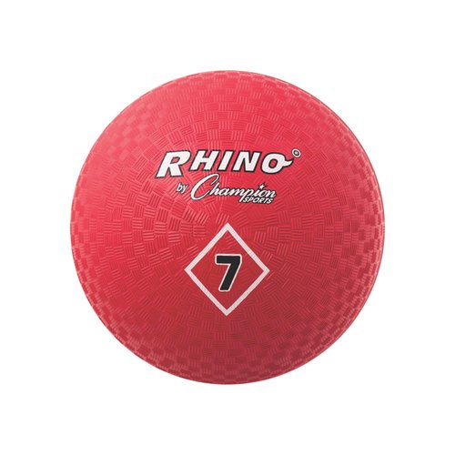 Champion Sports Playground Ball, 7", Red